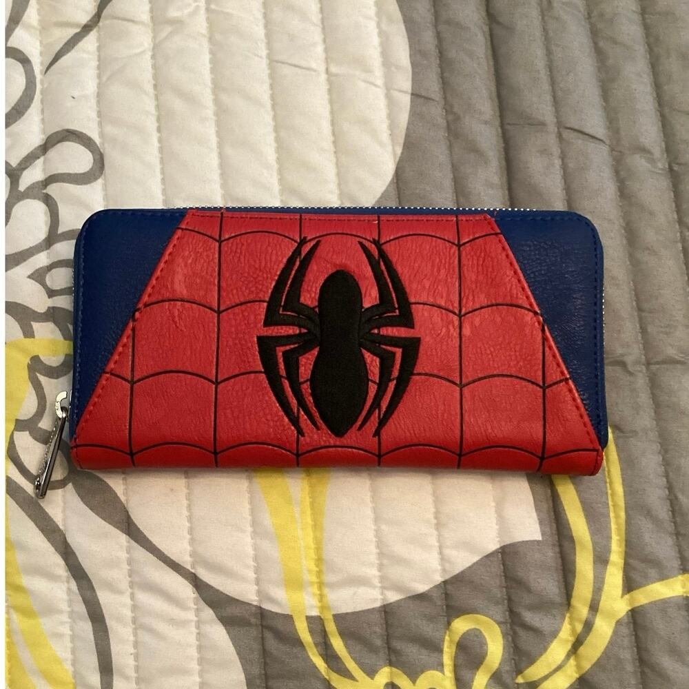 Loungefly x Marvel Disney Spider-Man Cosplay Zip-Around Wallet